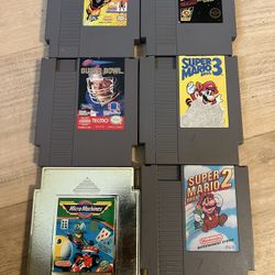 Nintendo "NES" Games Prices Vary 