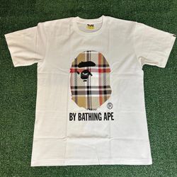 Bape burberry shirt