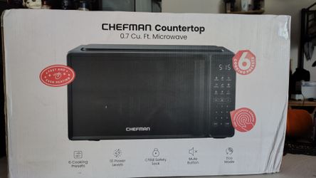 Chefman Countertop 0.7 Cu. Ft. Microwave