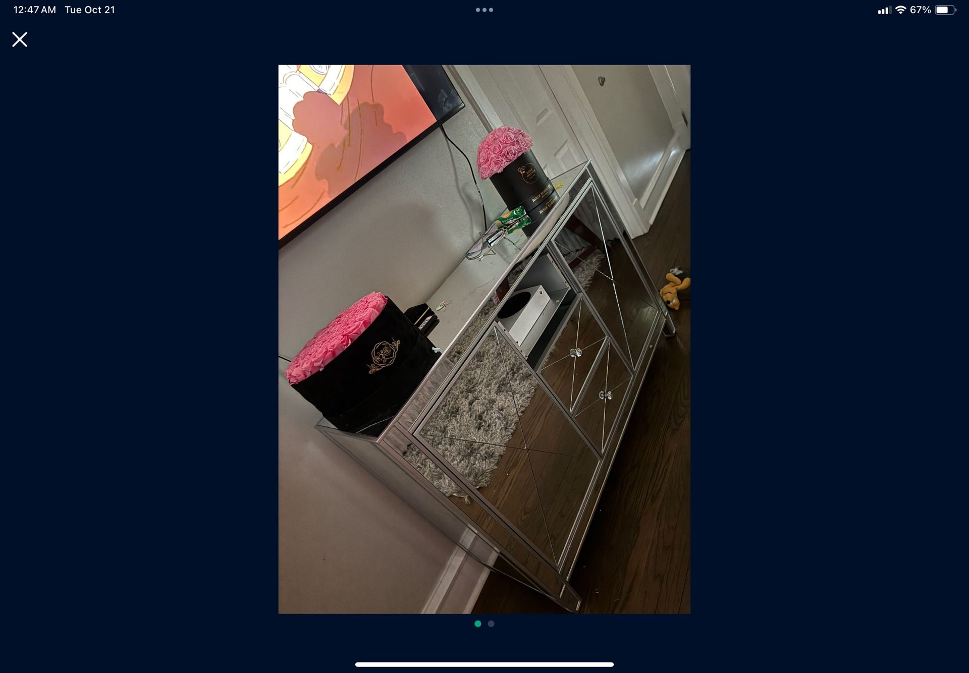 Mirrored Cabinet 250