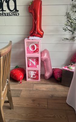 Berry First birthday Decor