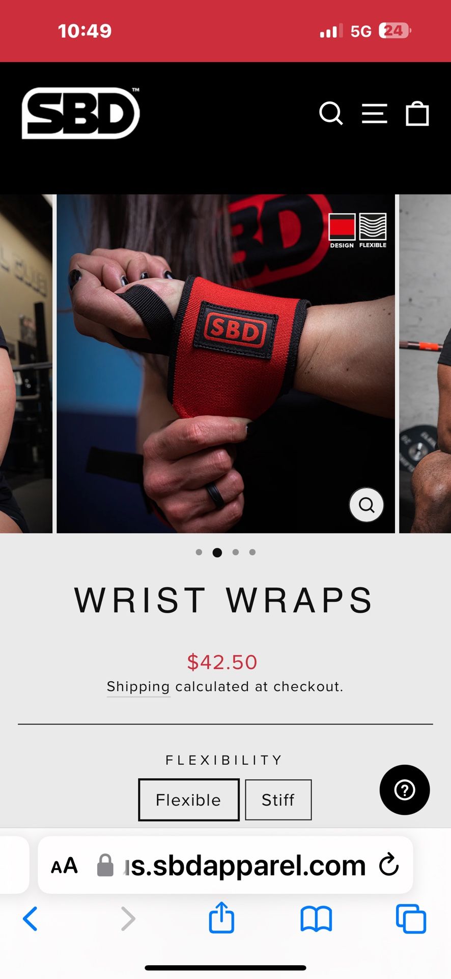 SBD WRIST WRAPS Weight Lifting