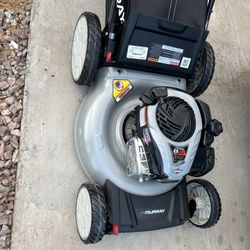 Murray 21 in. 140 cc Briggs and Stratton Walk Behind Gas Push Lawn Mower with Height Adjustment and with Mulch Bag
