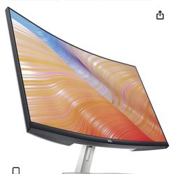  New Dell 32 Inch Curved Computer monitor 