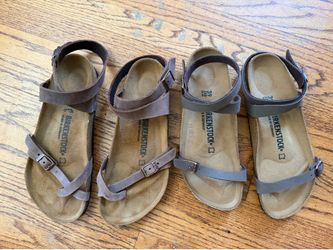 2 pair unworn size 39 Birkenstock women’s sandals
