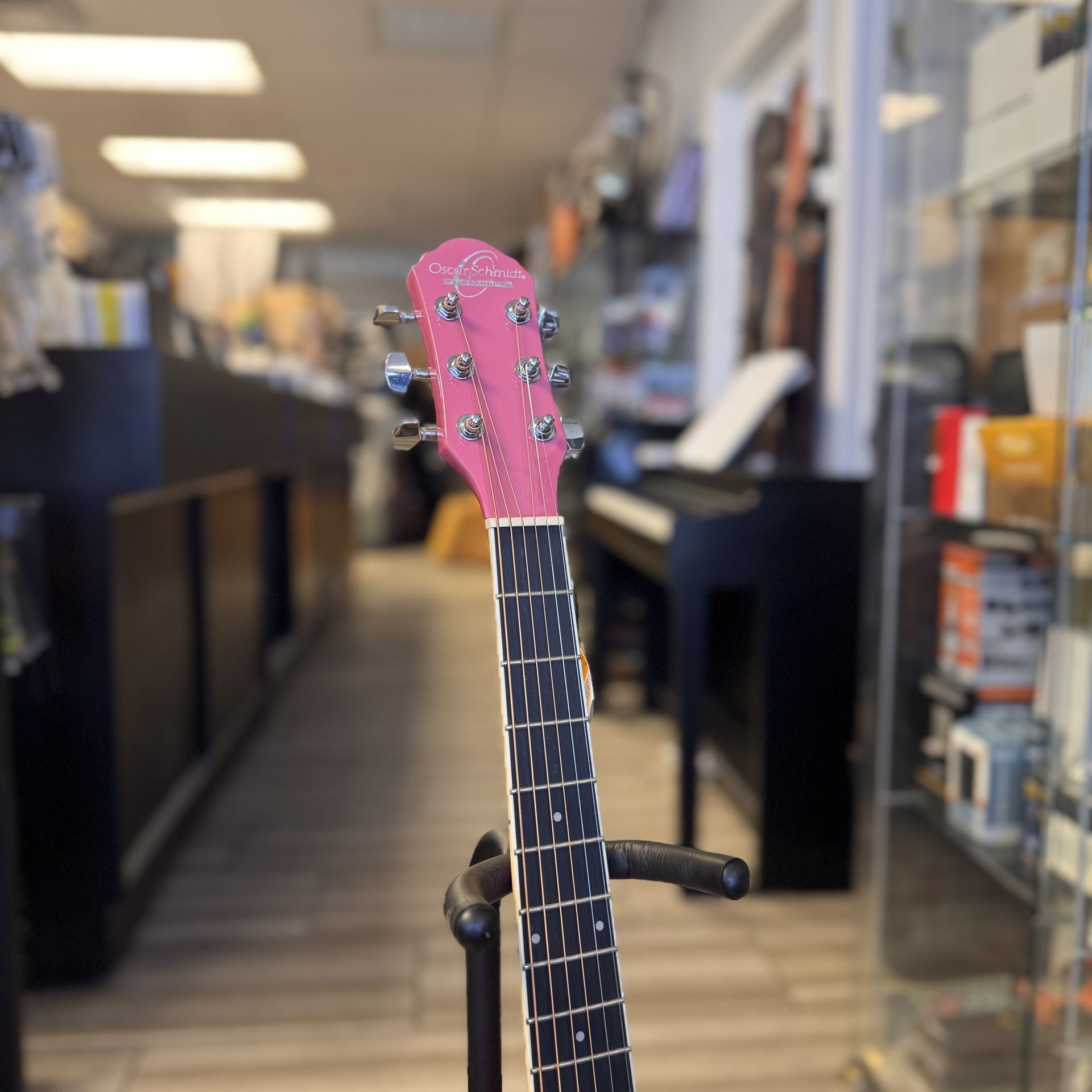 SALE Oscar Schmidt 3/4 Size Acoustic Guitar Paint Cracking