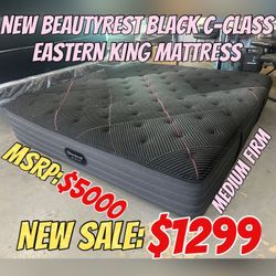 NEW BEAUTYREST BLACK C-CLASS EASTERN KING MATTRESS