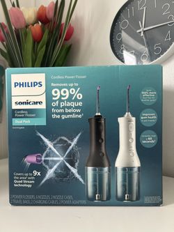 Philips Sonicare Cordless Power Flosser Dual Pack