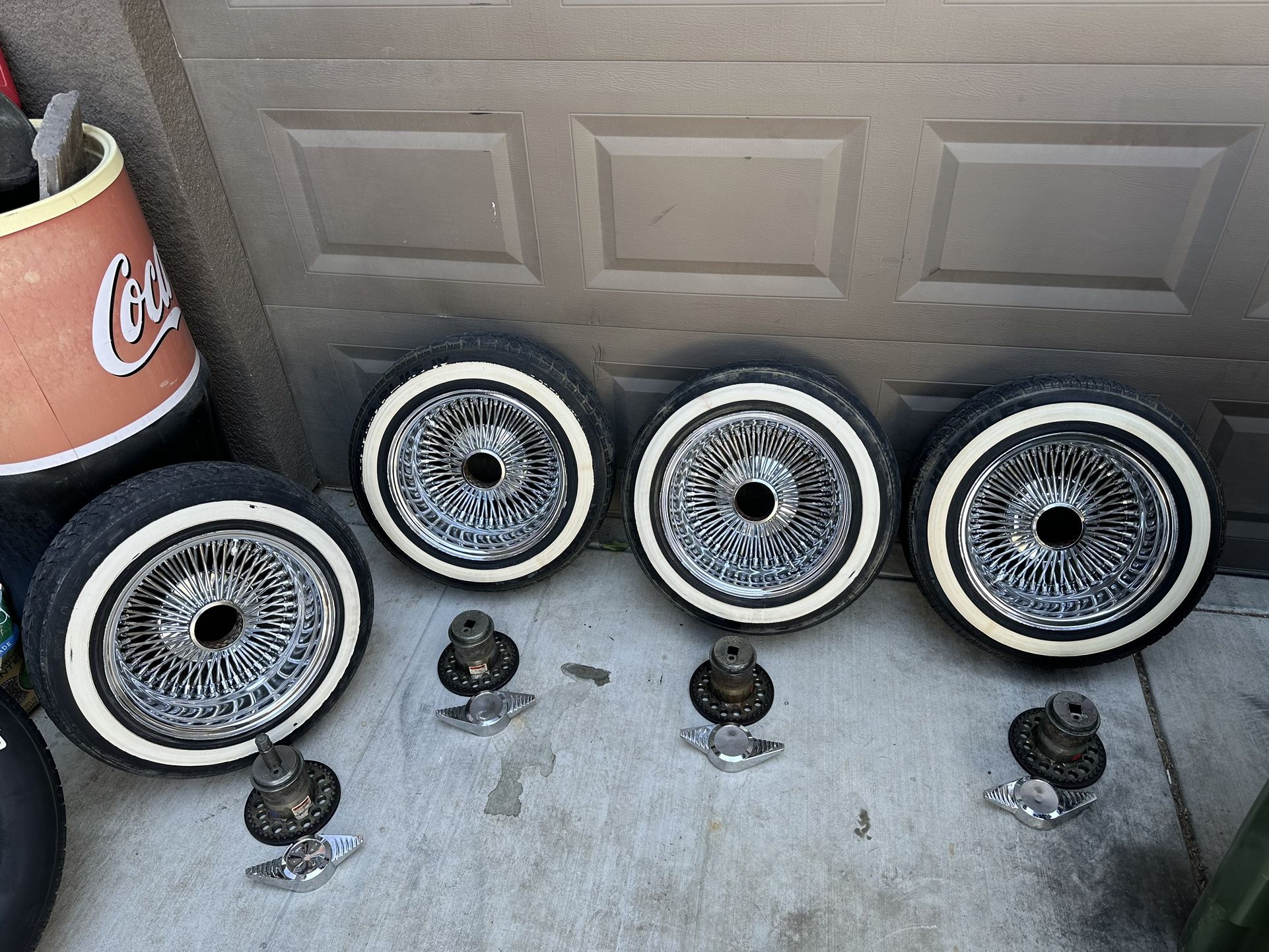 14x7 Roadstar Wire Wheels Lowrider 90s Old School