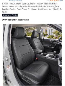 Nissan car seat covers set