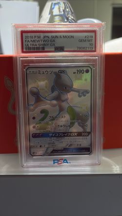 Selling PSA 10, Shiny Japanese Mewtwo
