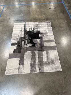 Nevada Collection 950 Black 5 x 7 Area Rug