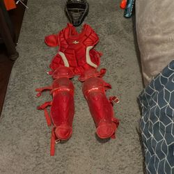Red All Star Catchers Gear For 11-13