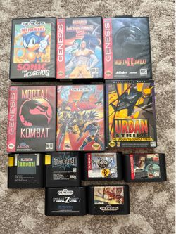 Sega genesis games 25 each