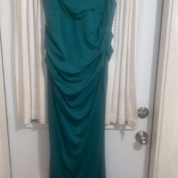 Beautiful Long Green Dress