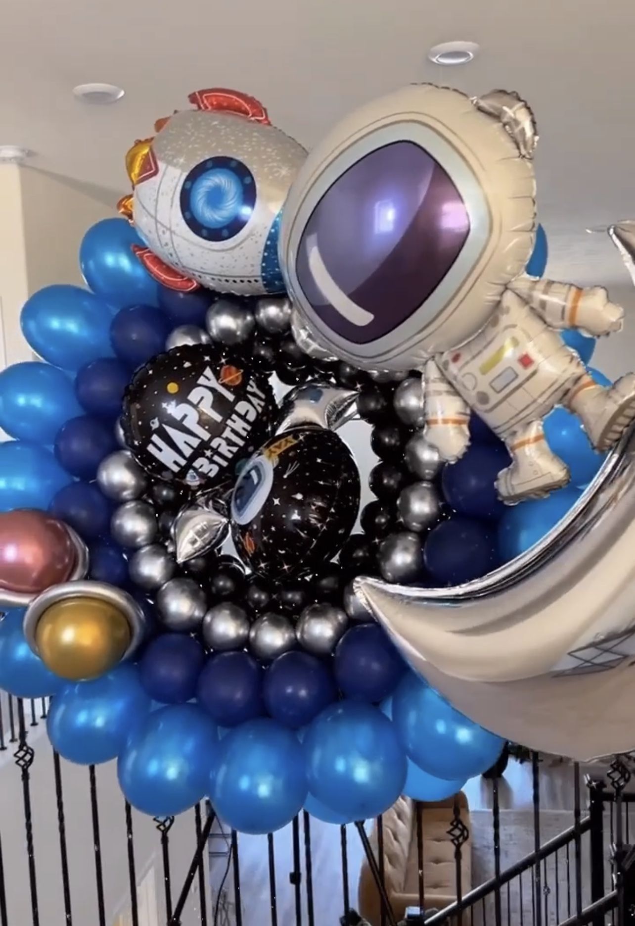 ππ«πͺ 5ft x 5ft Outer Space Themed Balloon Decor