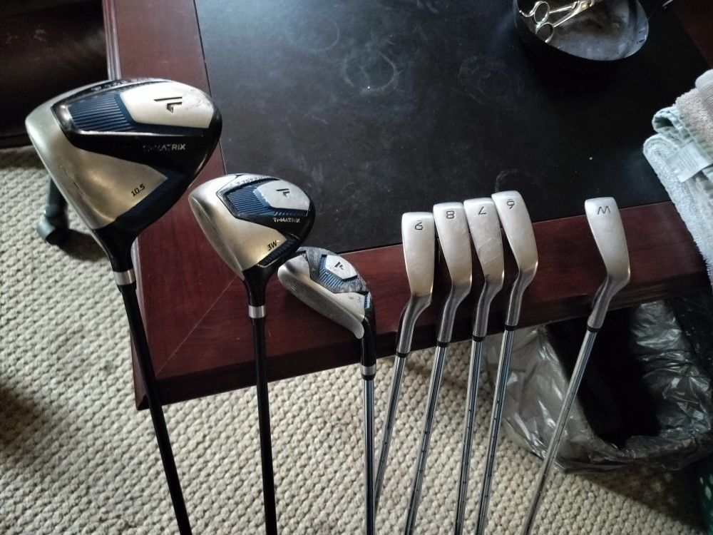 Left Handed Top Flight Irons And Woods