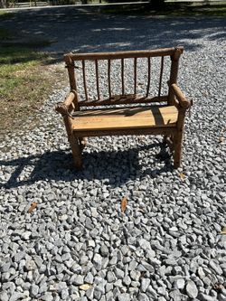 Handmade Stuffed Animal Bench