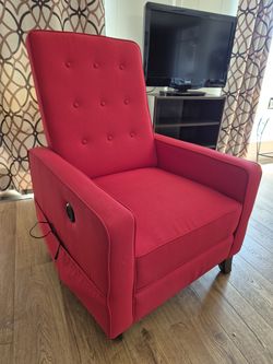 Modern Fabric Recliner