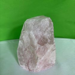 Rose Quartz Specimen Drilled Base