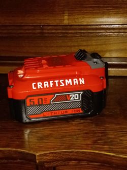 Craftsman V20 5.0 Ah Lithium Ion Battery