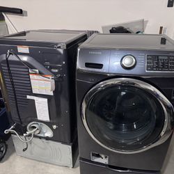 Washer (washer needs repair)and Dryer Set