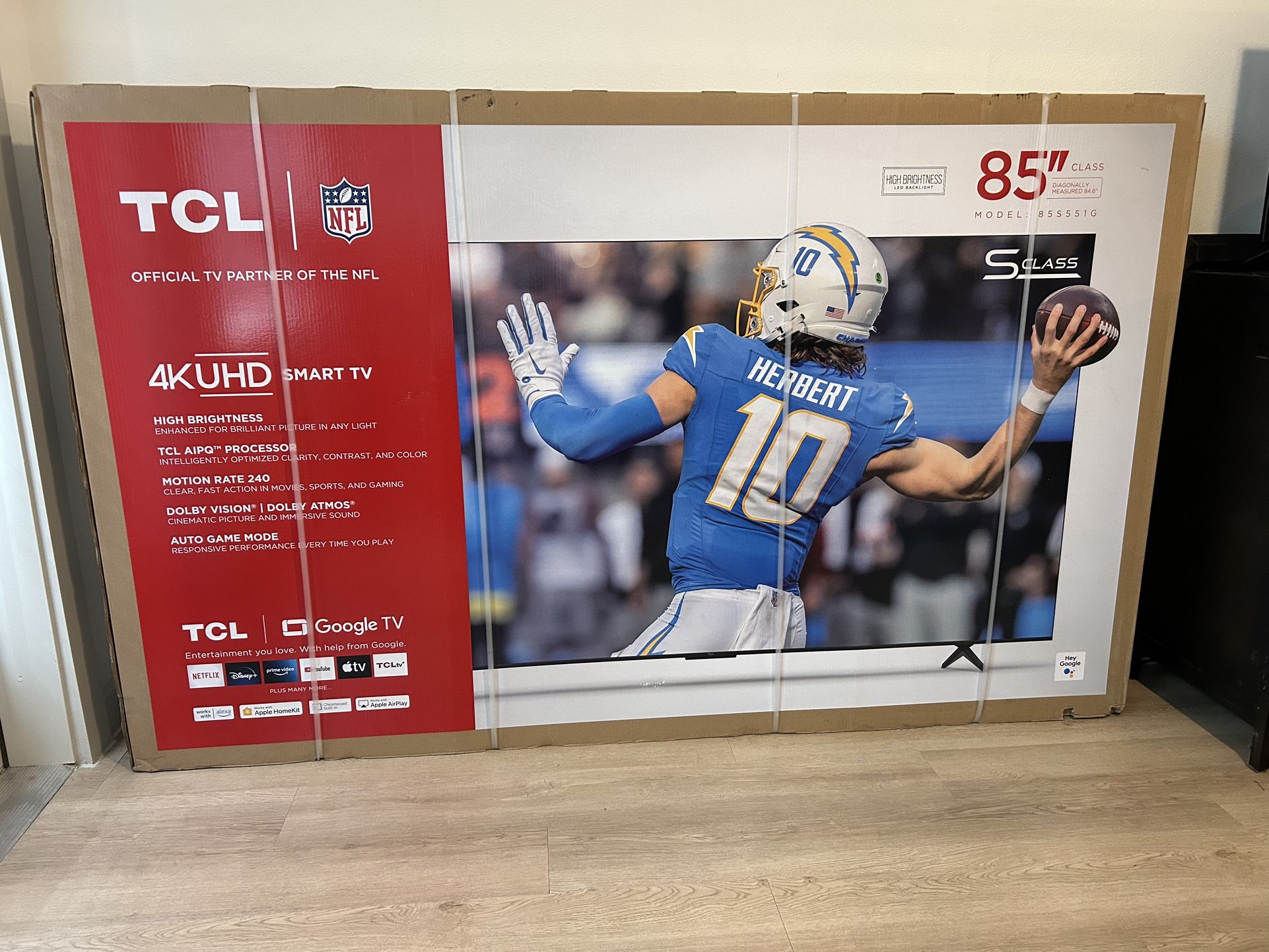 85 Inch TCL Smart TV New Still In Box