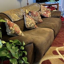 Sofa Couch W Full Reclining 