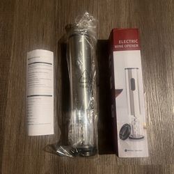 WSNM Electric Wine Opener Automatic Wine Bottle Opener Corkscrew Wine Opener with Foil Cutter Resuable Wine Opener. $12