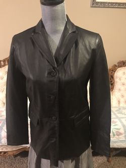 Gap leather jacket Black size XS