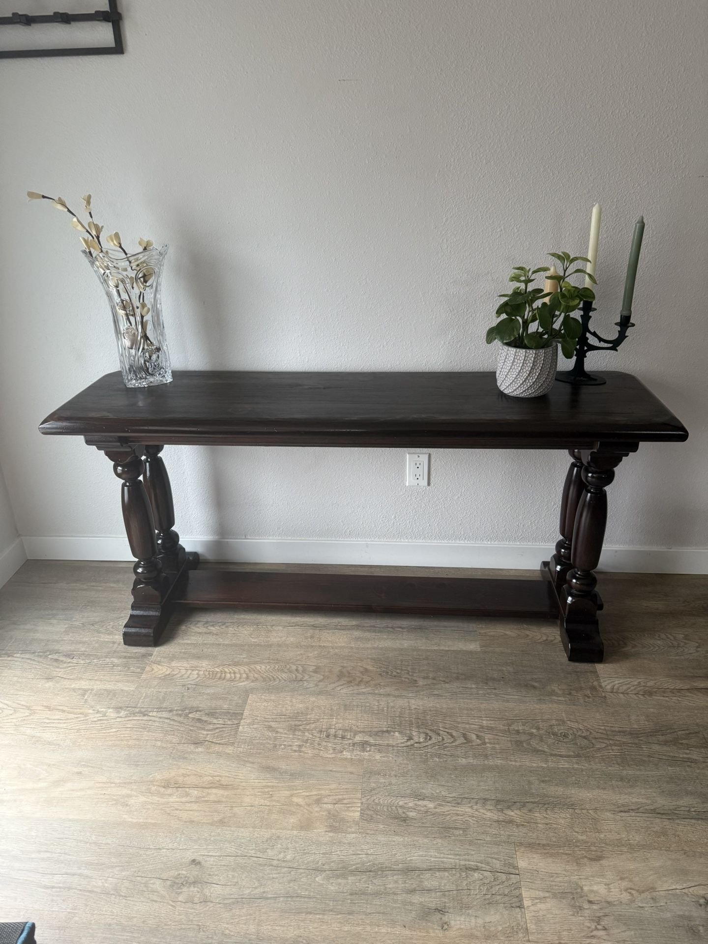TASTEFUL console library table - Spanish Colonial - Ethan Allen - delivery available
