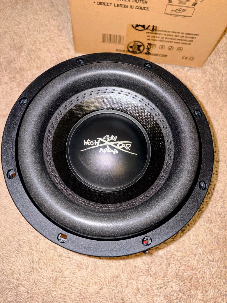 Brand new 8 inch subwoofers dual 4 ohm pack of 2 900rms