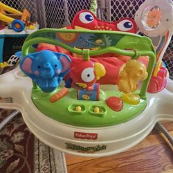 Like New Fisher-Price Baby Bouncer Rainforest Jumperoo Activity Center