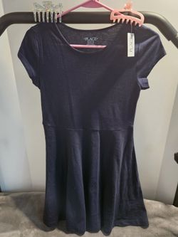 New! - Girl's Size XL 14 - Navy BLUE  Uniform Dress