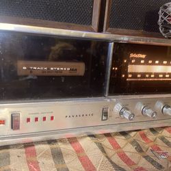 Panosonic 8 Track Stereo W Speakers