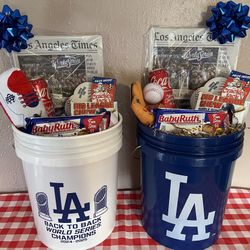 🎁 LA Dodgers World Series Valentine’s Day Gift Basket