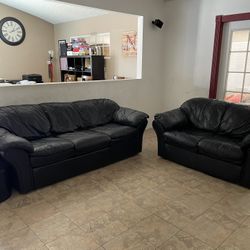 Like Leather Couch Set