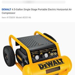 DeWalt Air Compressor