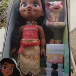 Moana Adventures Doll And Pua New