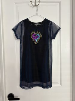 Disney Descendants 3 Metallic Dress Girls Size 7/8