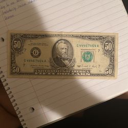 1988 circulated $50 Bill