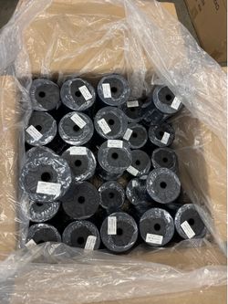 1/4” braid elastic (43 rolls box) - BLACK