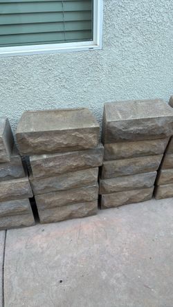 Terra cotta bel air retaining wall bricks