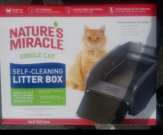 Automatic Self-Cleaning Litter Box