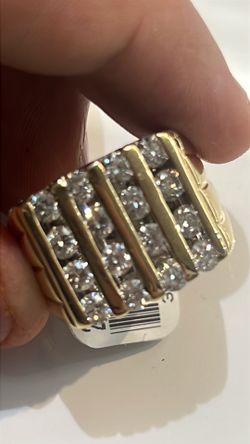 14KT: WALL-DIAMOND RING