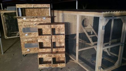 Nesting boxes for chickens, Sold By The Each.