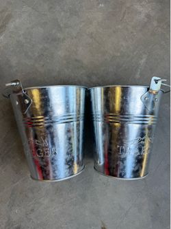 NEW Genuine Traeger Grease Drip Bucket Can Pair x 2