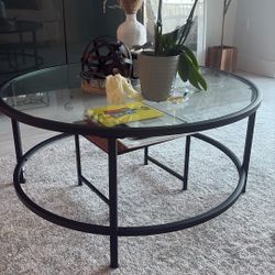 GLASS COFFEE TABLE