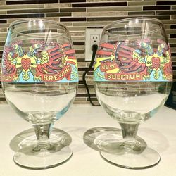 Belgium Brewing Company Anniversary Glasses 