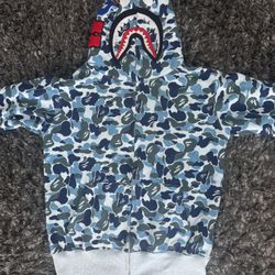 Bape Hoodie light blue